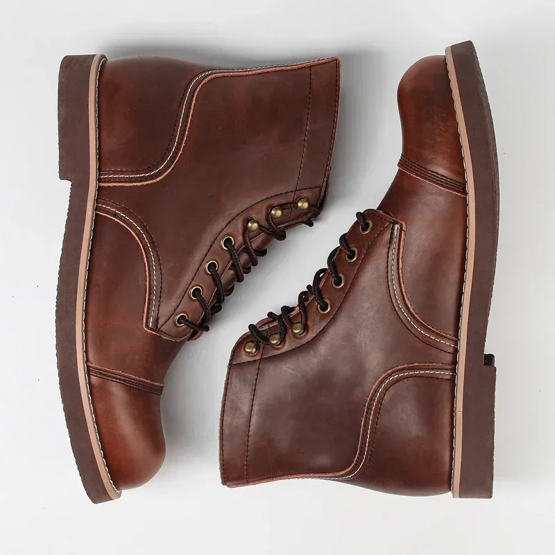 Craft Tools - Winter Vintage Werkzeug Männer Motorrad Stiefel