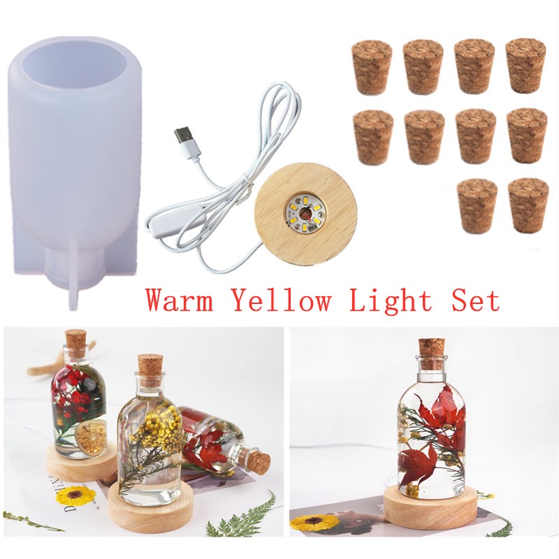 Silicone Epoxy Resin Molds Set - DIY Kristall Epoxy Harz Form Led