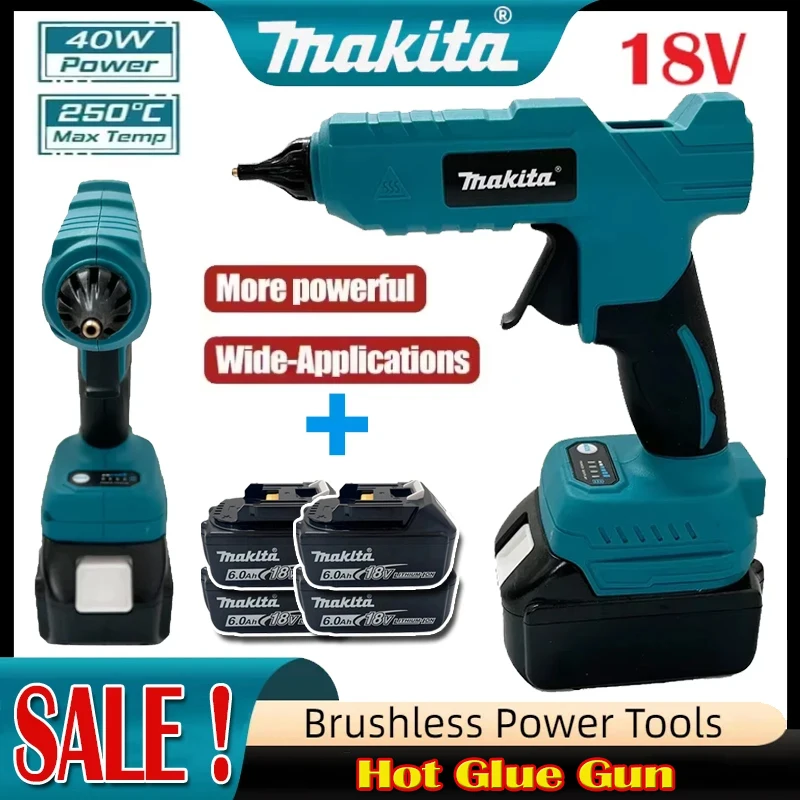 Hot Melt Glue Gun Cordless - Makita Akku-Heißklebepistole, elektrisches Handwerkzeug für Reparaturen