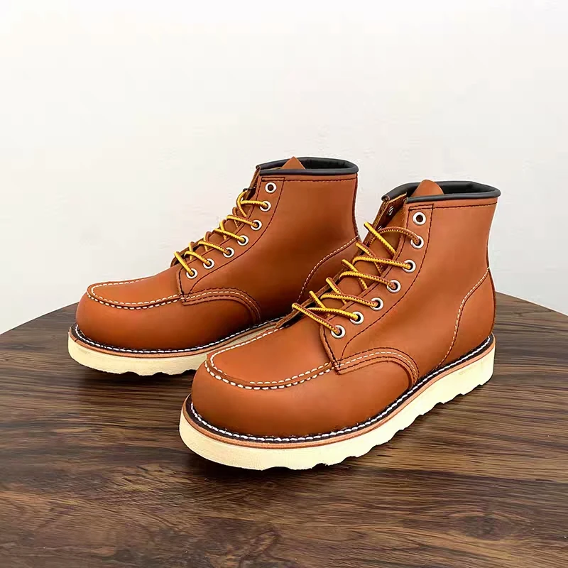 Craft Tools - Handgemachte rahmengenähte Goodyear-Stiefeletten aus Rindsleder für