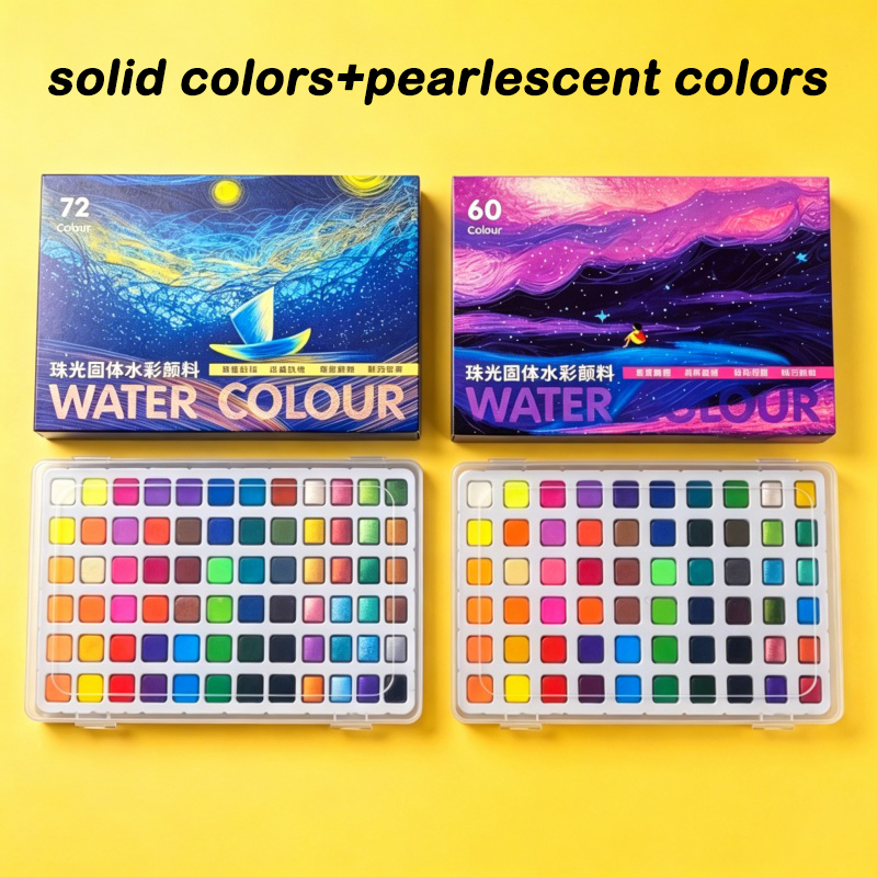 Feste und Perlmutt-Aquarellfar – Watercolor Paint Set Solid Pigment Bewertung und Preis
