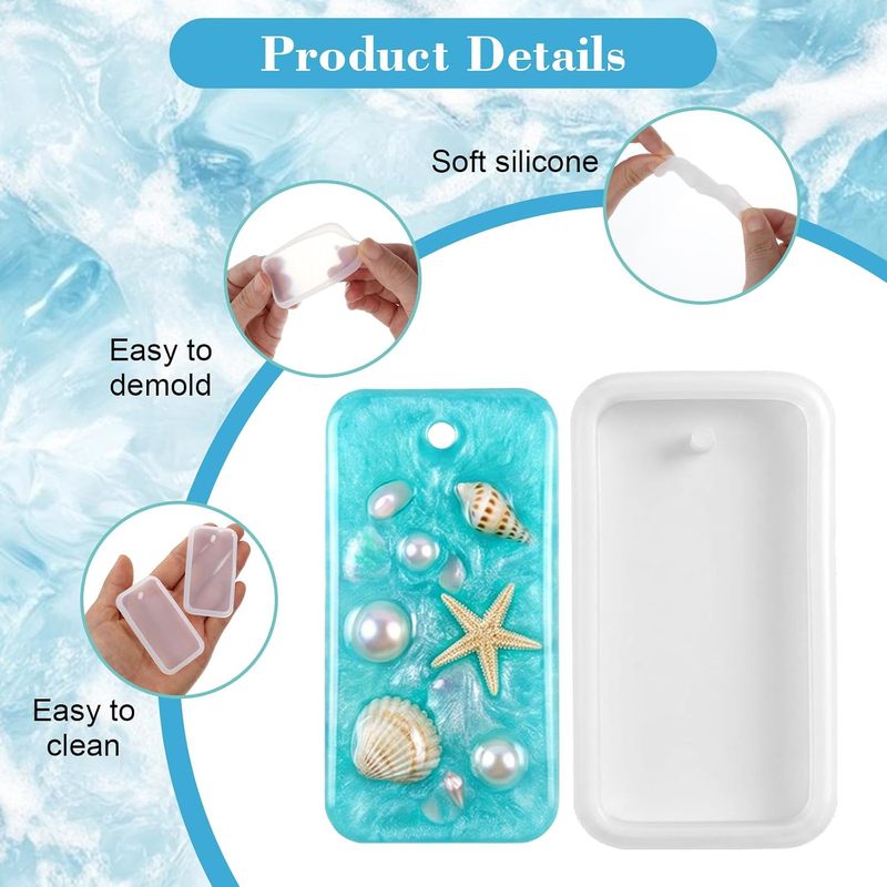 10 Gießformen für Schmuck aus  – Silicone Epoxy Resin Molds Set Bewertung und Preis