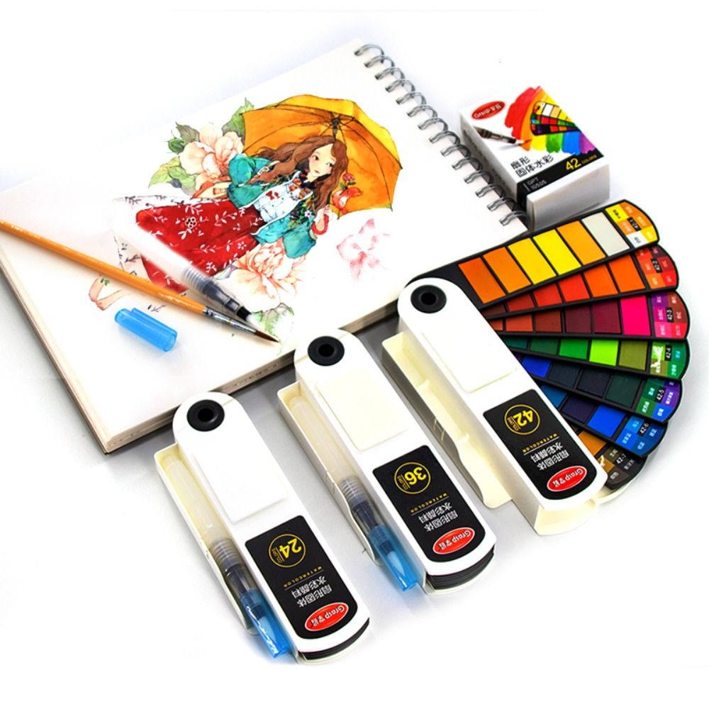Faltbares Aquarellfarben-Set 1 – Watercolor Paint Set Solid Pigment Bewertung und Preis