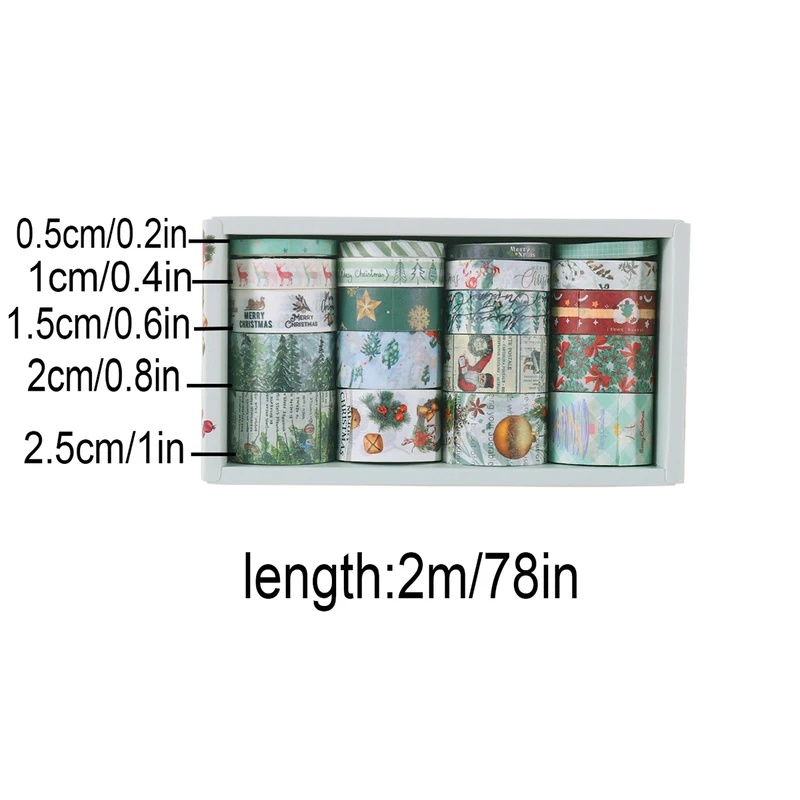 20 Rollen Vintage-Weihnachts-W – Scrapbooking Bewertung und Preis