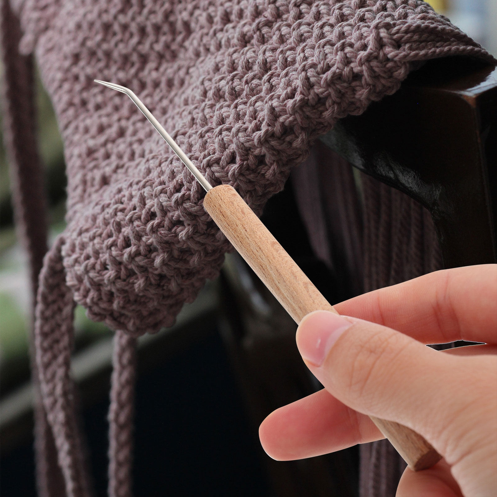 Häkelnadeln mit Holzgriff, erg – Wooden Crochet Hooks Ergonomic Handle Bewertung und Preis