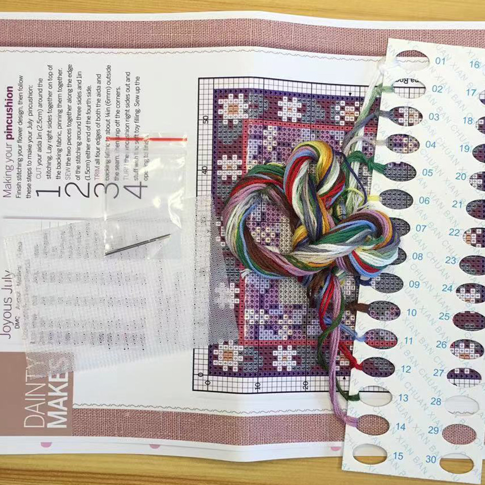 ZC184 Kreuzstich-Sets, Stickse – Cotton Embroidery Thread Skeins Bewertung und Preis
