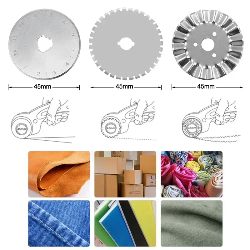 Rotationsmesser 45mm für Papie – Rotary Cutter For Fabric 45Mm Bewertung und Preis