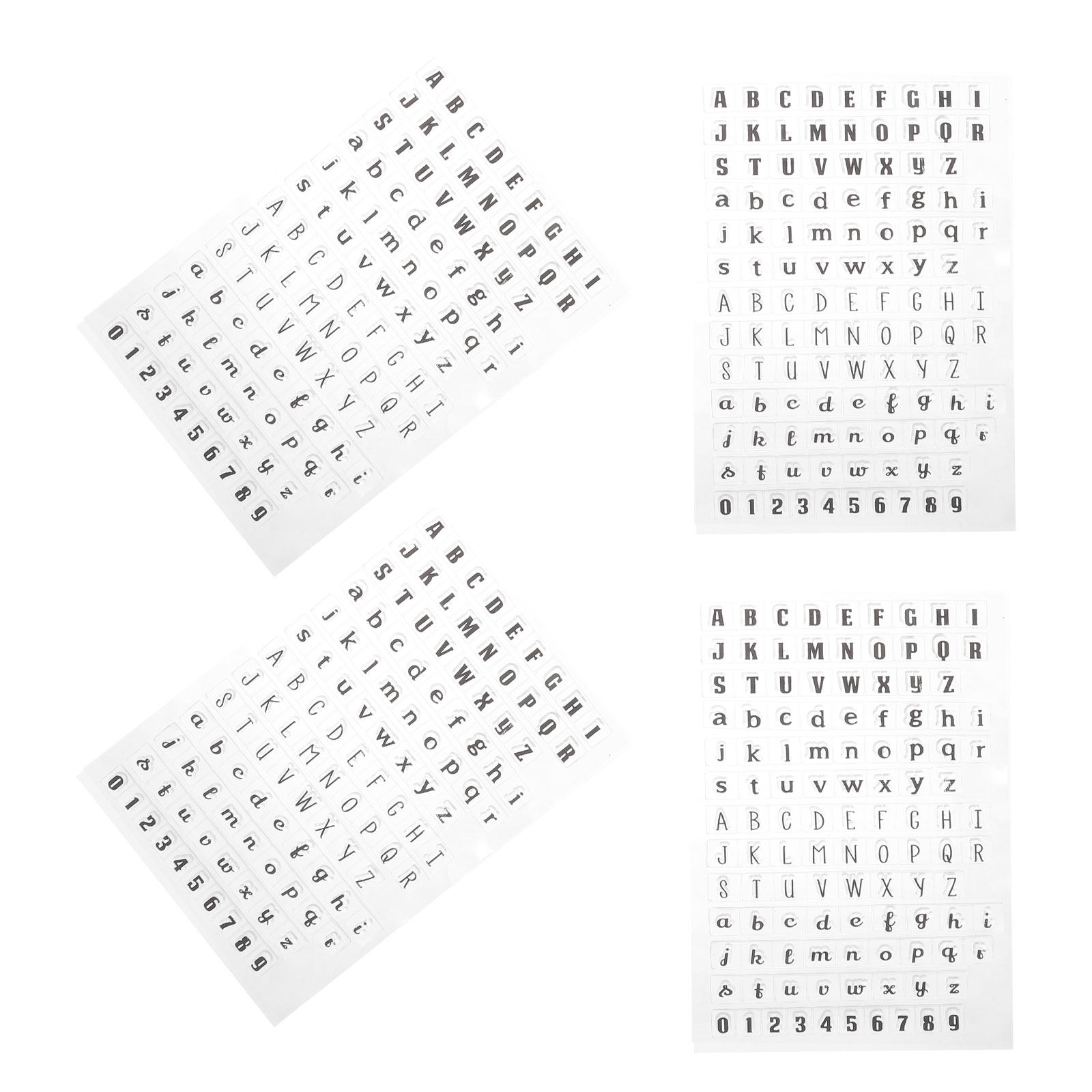 4 Stück transparente Silikon-A – Clear Silicone Stamps For Card Making Bewertung und Preis