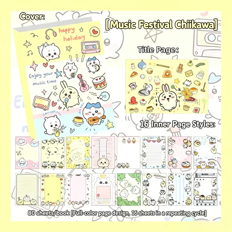 Chiikawa, süßes Notizbuch mit  – Scrapbooking Bewertung und Preis