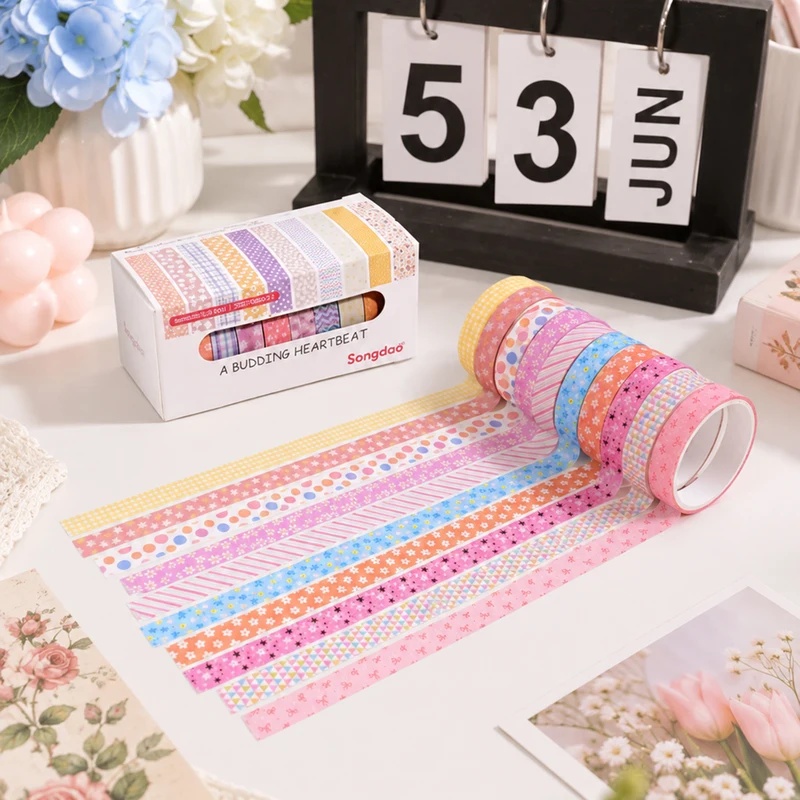 10 Rollen Pastellfarbenes Wash – Scrapbooking Bewertung und Preis
