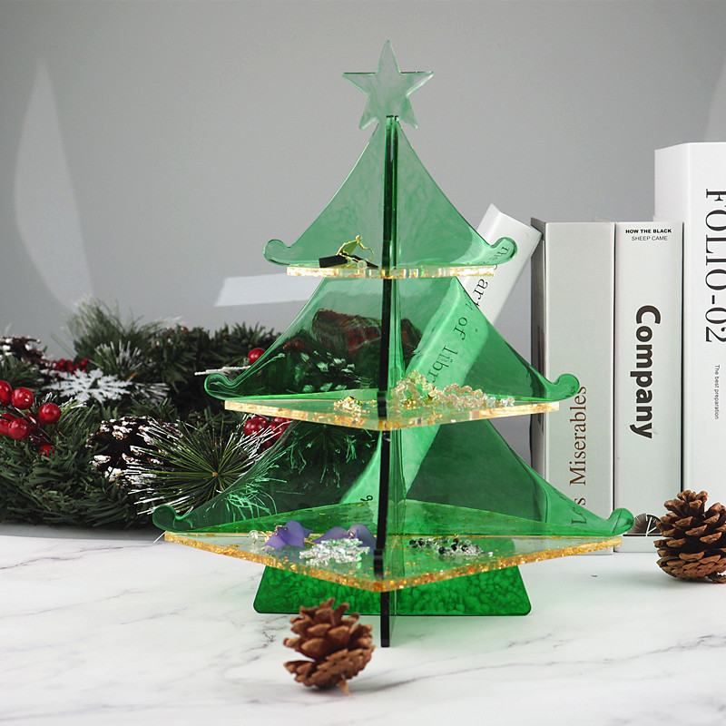Weihnachten baum schneeflocke  – Silicone Epoxy Resin Molds Set Bewertung und Preis