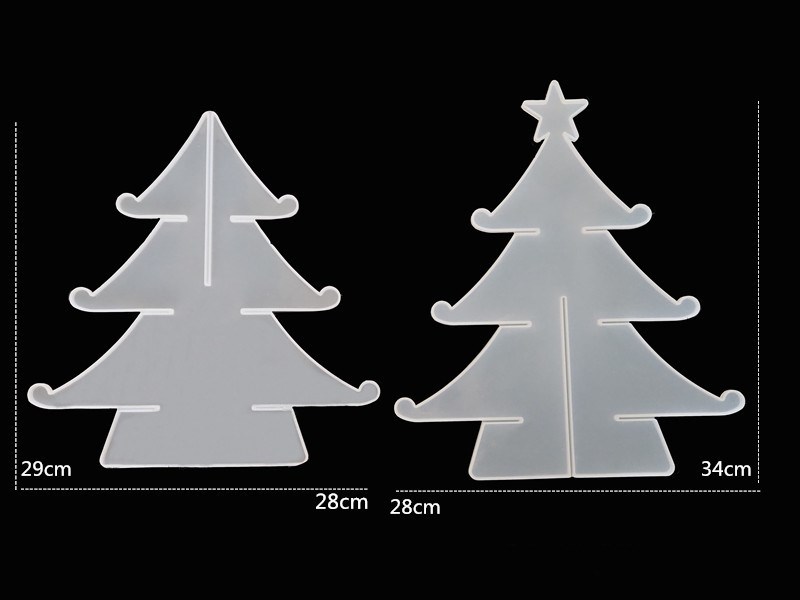 Weihnachten baum schneeflocke  – Silicone Epoxy Resin Molds Set Bewertung und Preis