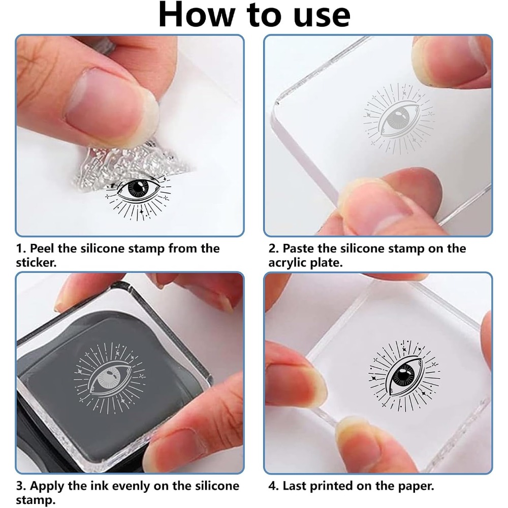 Mondphasen-Kristall-Stempel, m – Clear Silicone Stamps For Card Making Bewertung und Preis