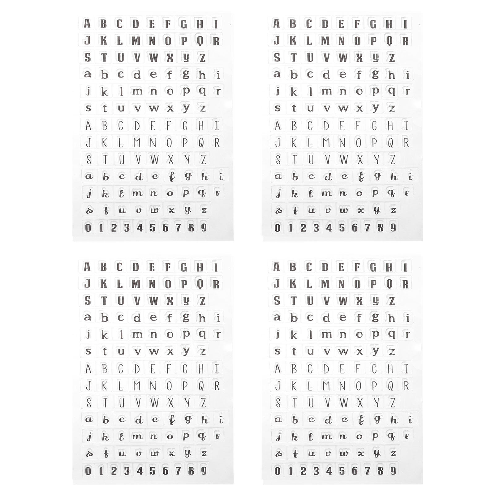 4 Stück transparente Stempel f – Clear Silicone Stamps For Card Making Bewertung und Preis