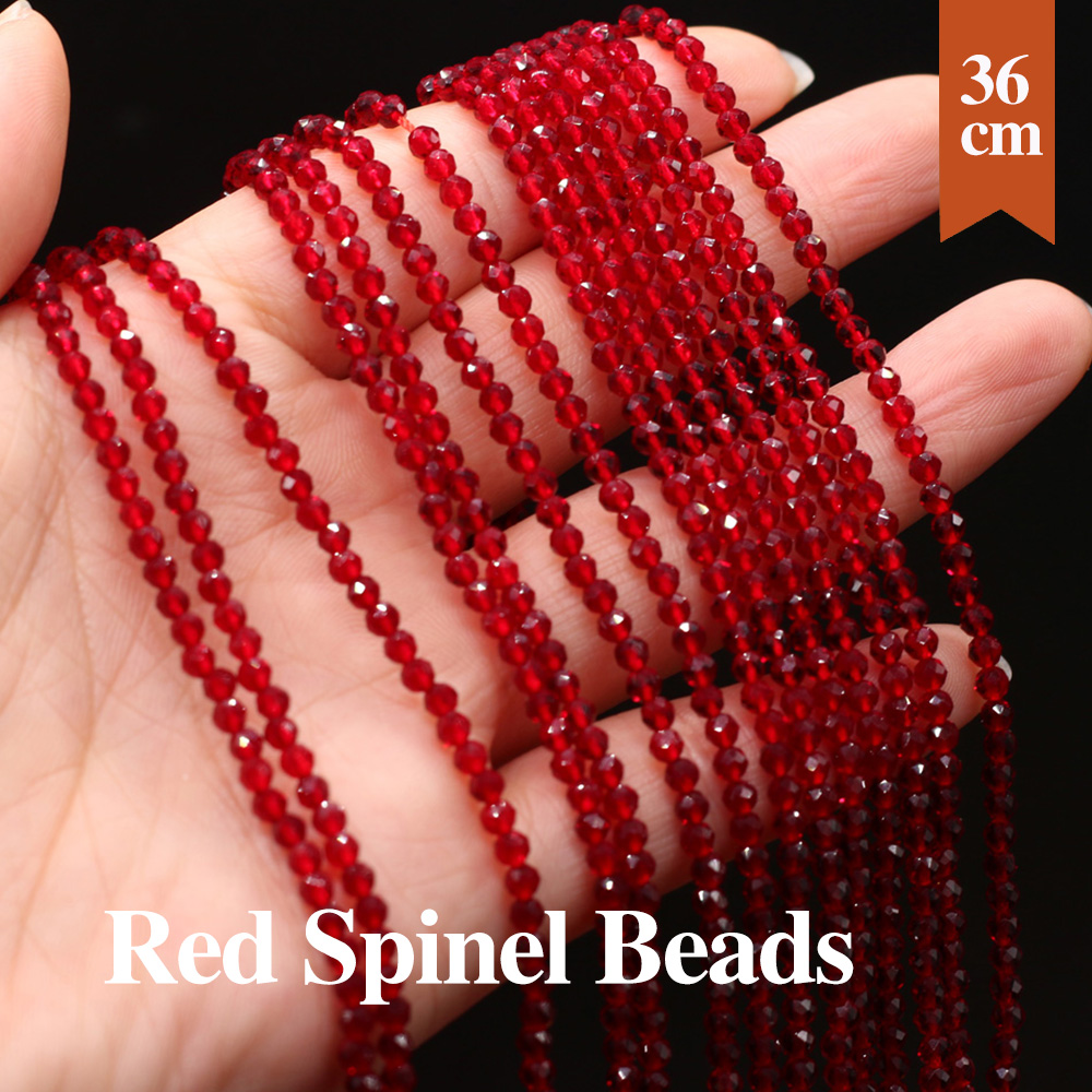 10 Stränge natürliche rote Spi – Glass Seed Beads 2Mm Jewelry Making Bewertung und Preis