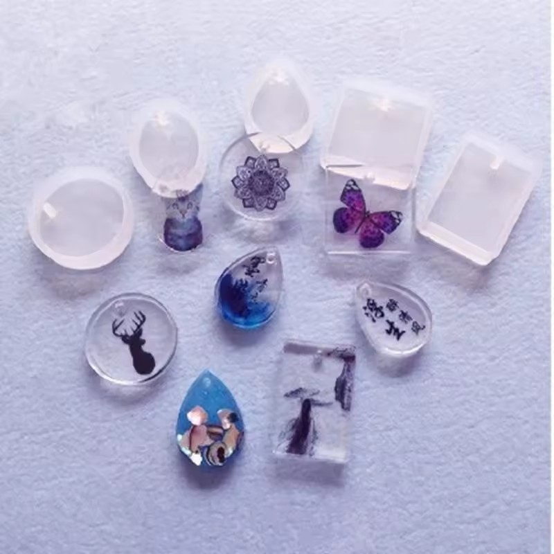 20 Stück/Set DIY Schlüsselanhä – Silicone Epoxy Resin Molds Set Bewertung und Preis